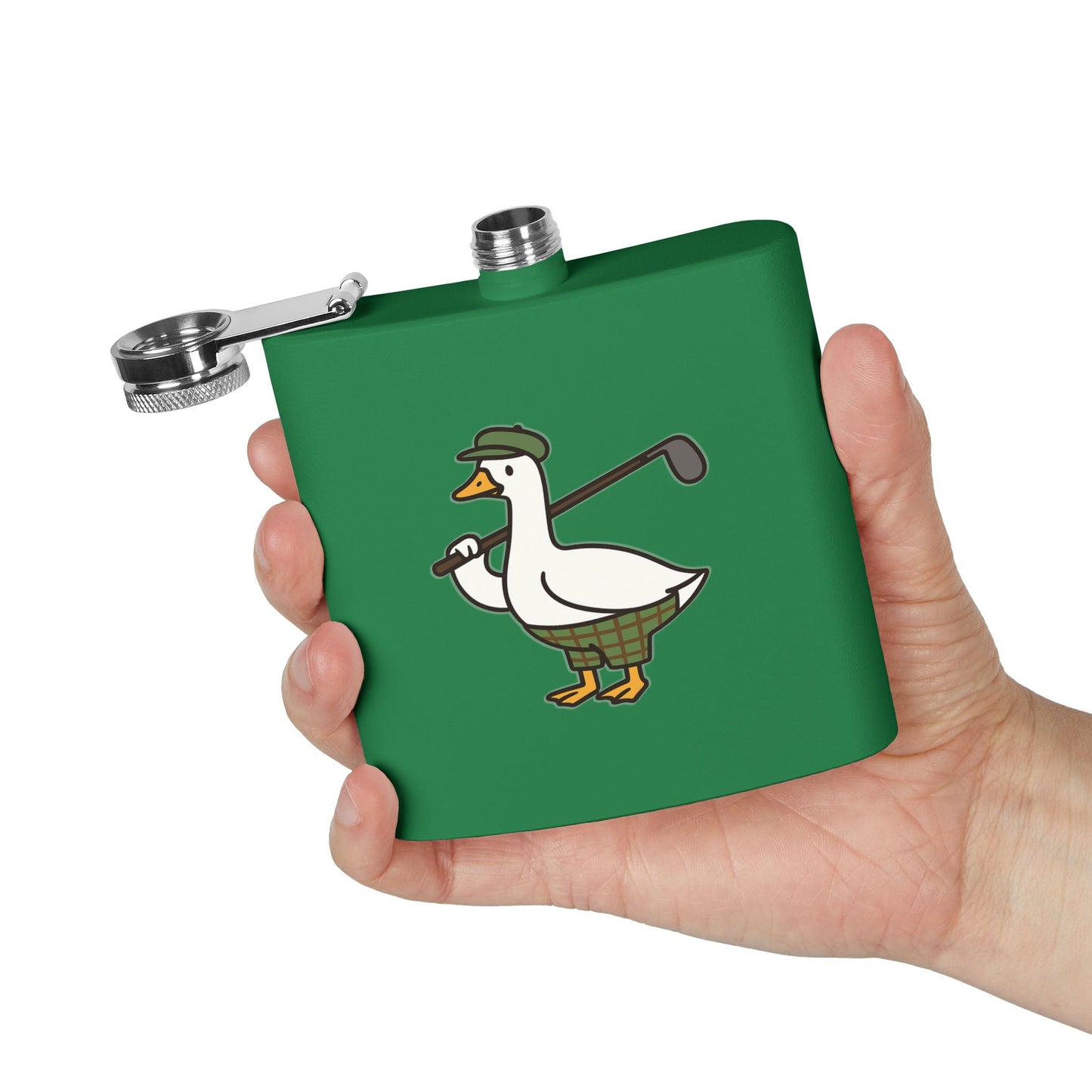 Goofy Goose Flask