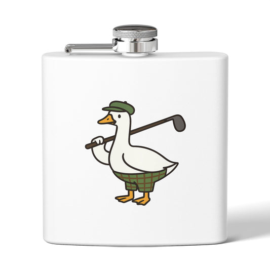 Goofy Goose Flask